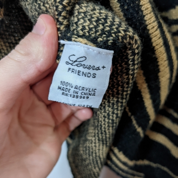 Lovers + Friends Wildcat Animal Tiger Print Pullover Knit Tunic Sweater Size M - Picture 9 of 9